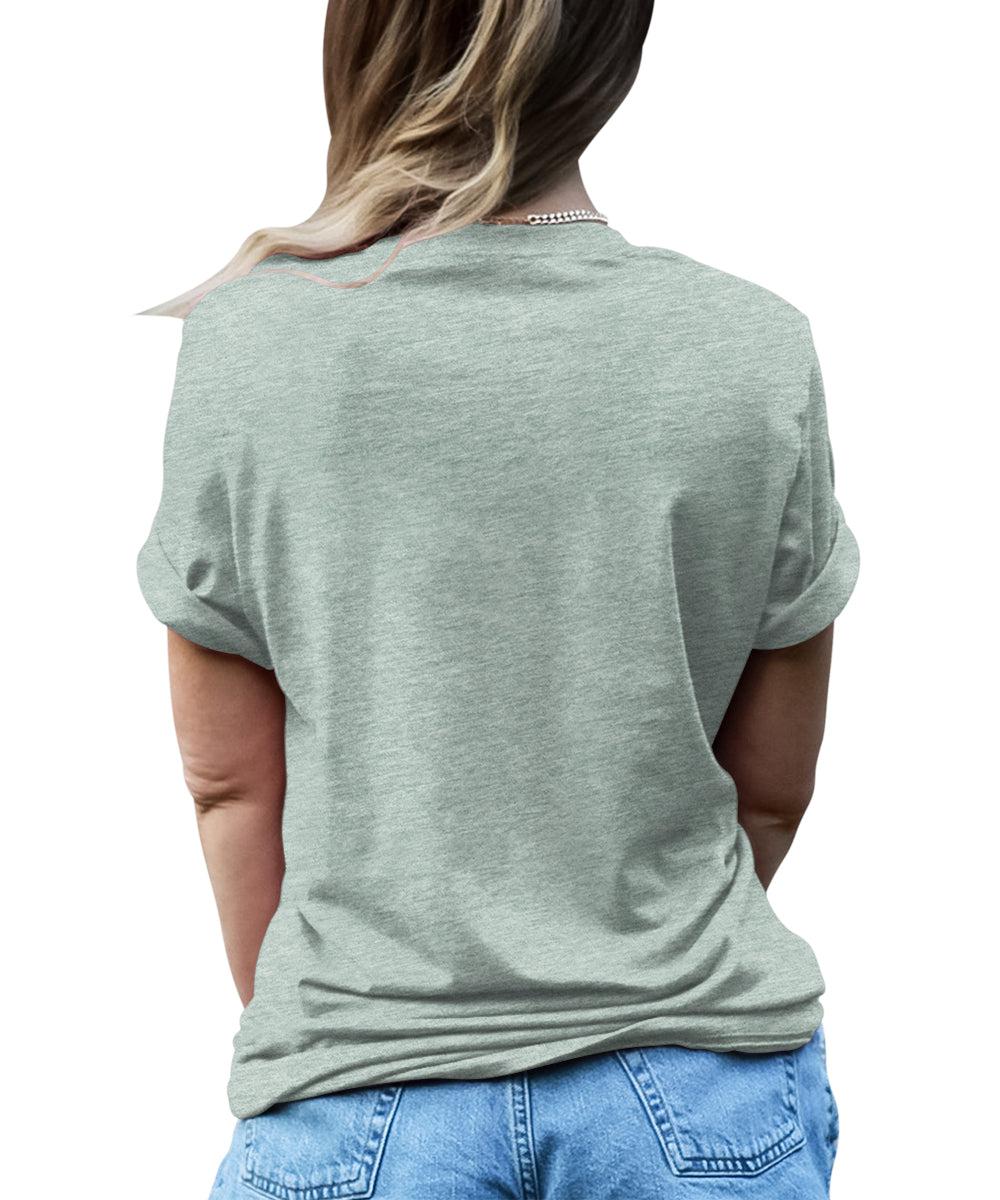 Women's Dandelion Graphic Shirts Wildflower Casual Summer Tops