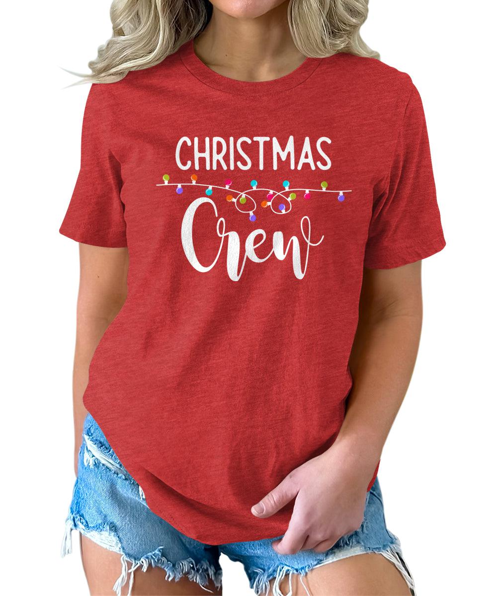 Matching Christmas Crew Shirts Fun Holiday Tshirts Cute Graphic Tees