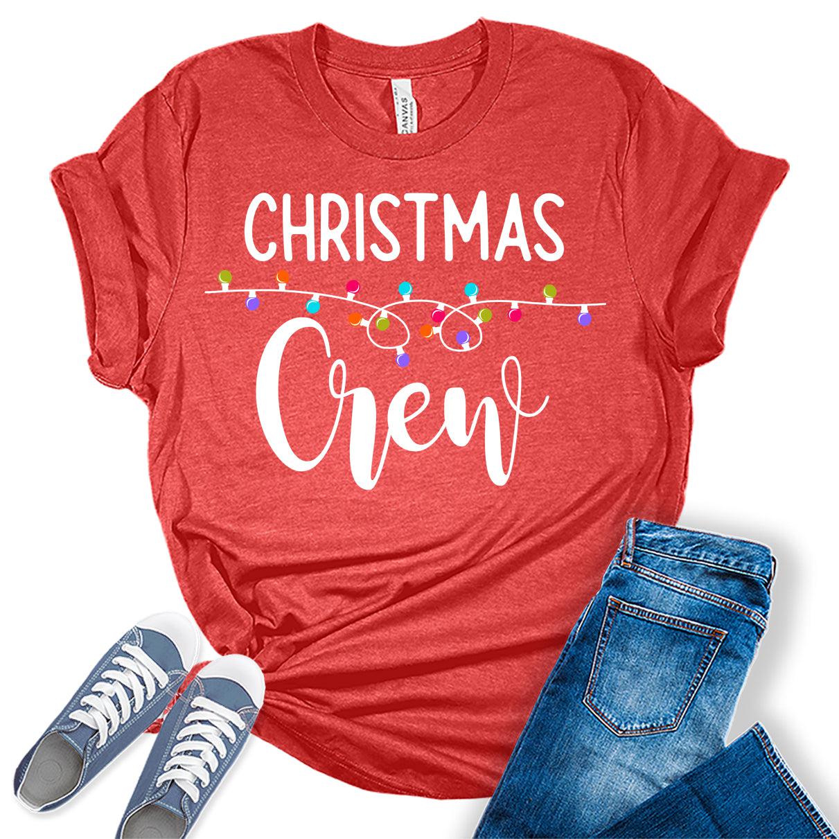 Matching Christmas Crew Shirts Fun Holiday Tshirts Cute Graphic Tees