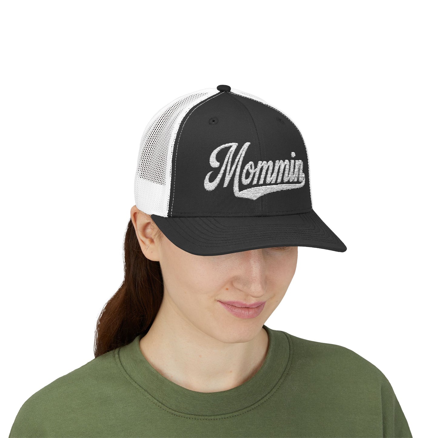 Mommin Trucker Hat For Women Trendy Embroidered Cute Premium Cute Baseball Caps