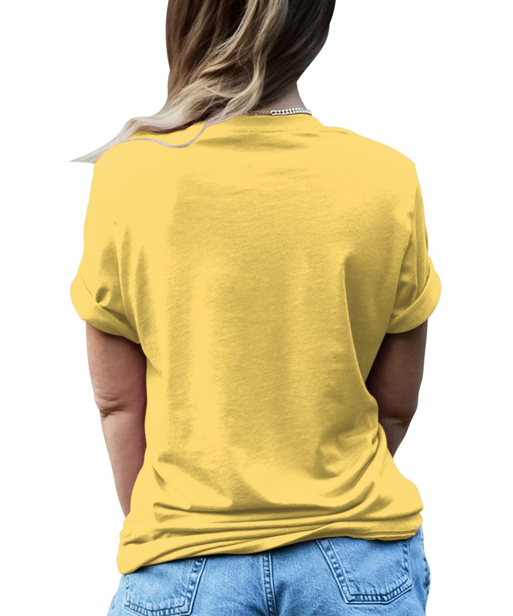Women's Dandelion Graphic Shirts Wildflower Casual Summer Tops