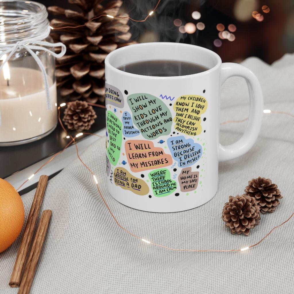 Dad Daily Affirmations Father's Day Gift New Dad Coffee Mug