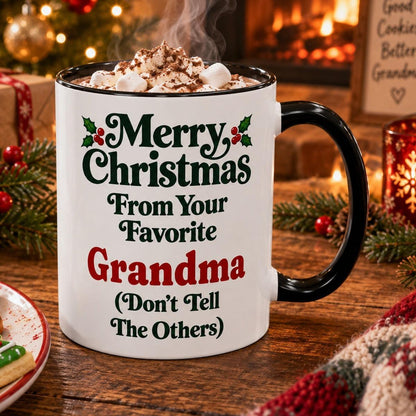 Merry Christmas From Your Favorite Grandma Mug