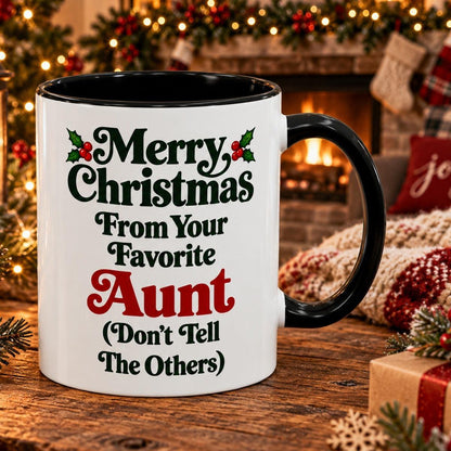Merry Christmas From Your Favorite Aunt Mug