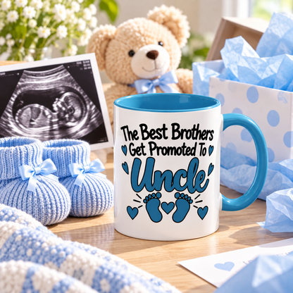 The Best Brothers Get Promoted To Uncle Mug - gift lifestyle