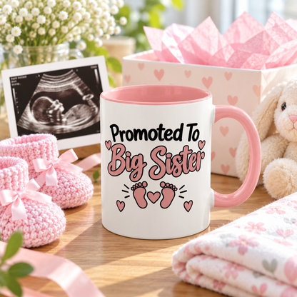 Promoted To Big Sister Mug - gift lifestyle