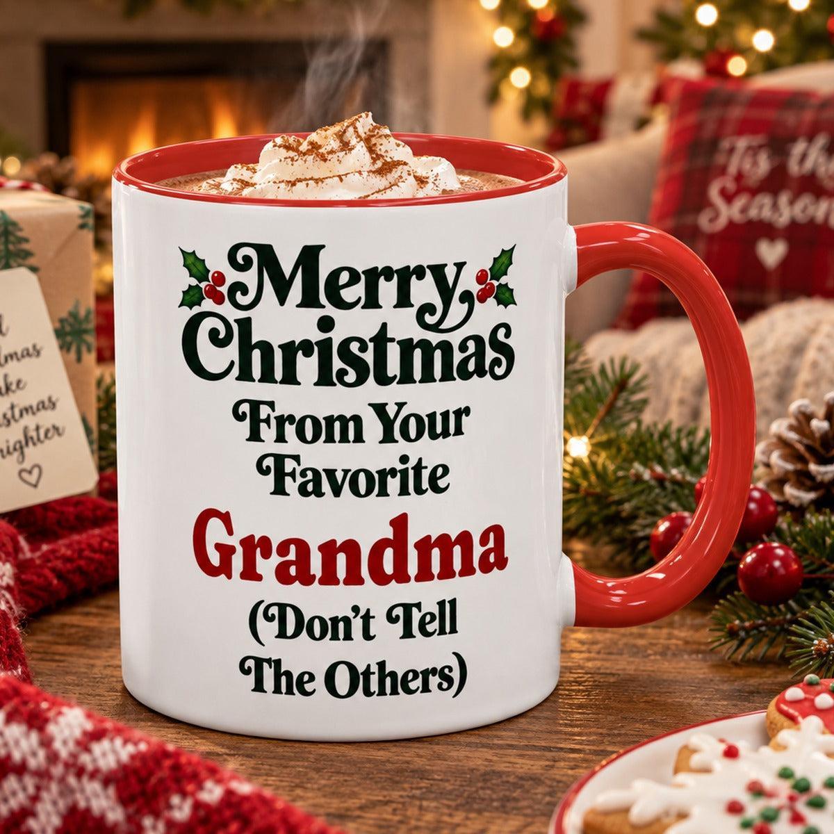 Merry Christmas From Your Favorite Grandma Mug