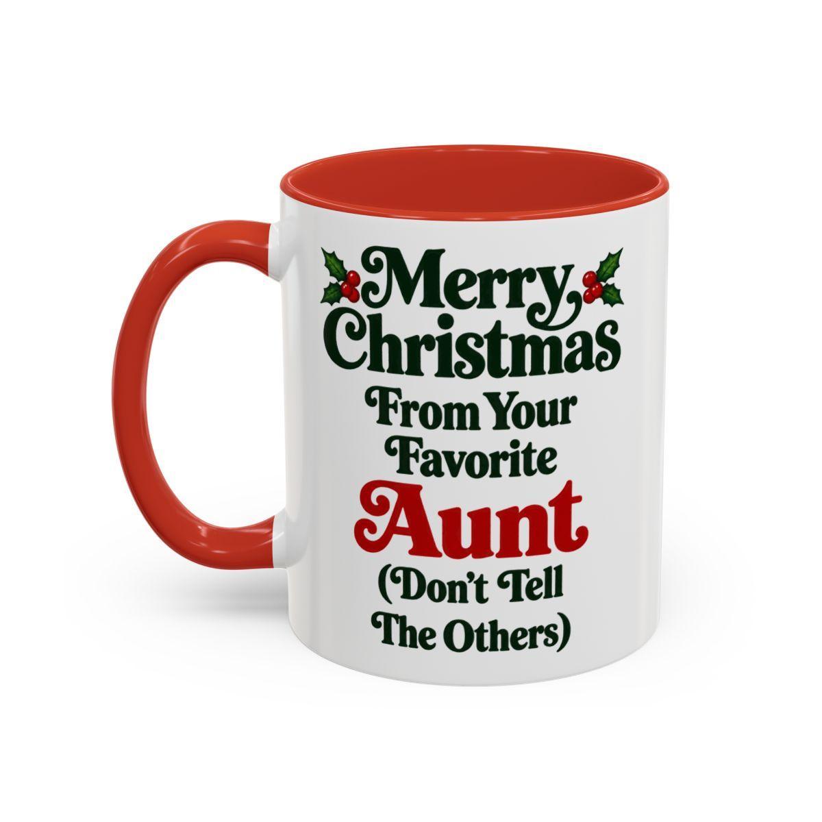 Merry Christmas From Your Favorite Aunt Mug
