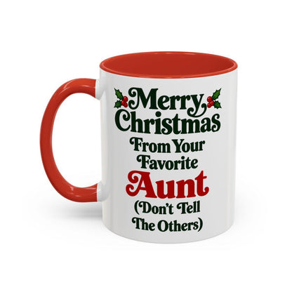 Merry Christmas From Your Favorite Aunt Mug