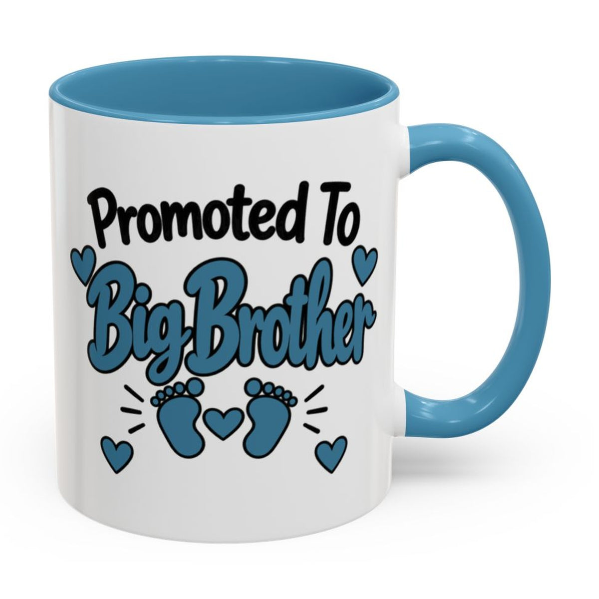 Promoted To Big Brother Mug - right side on white