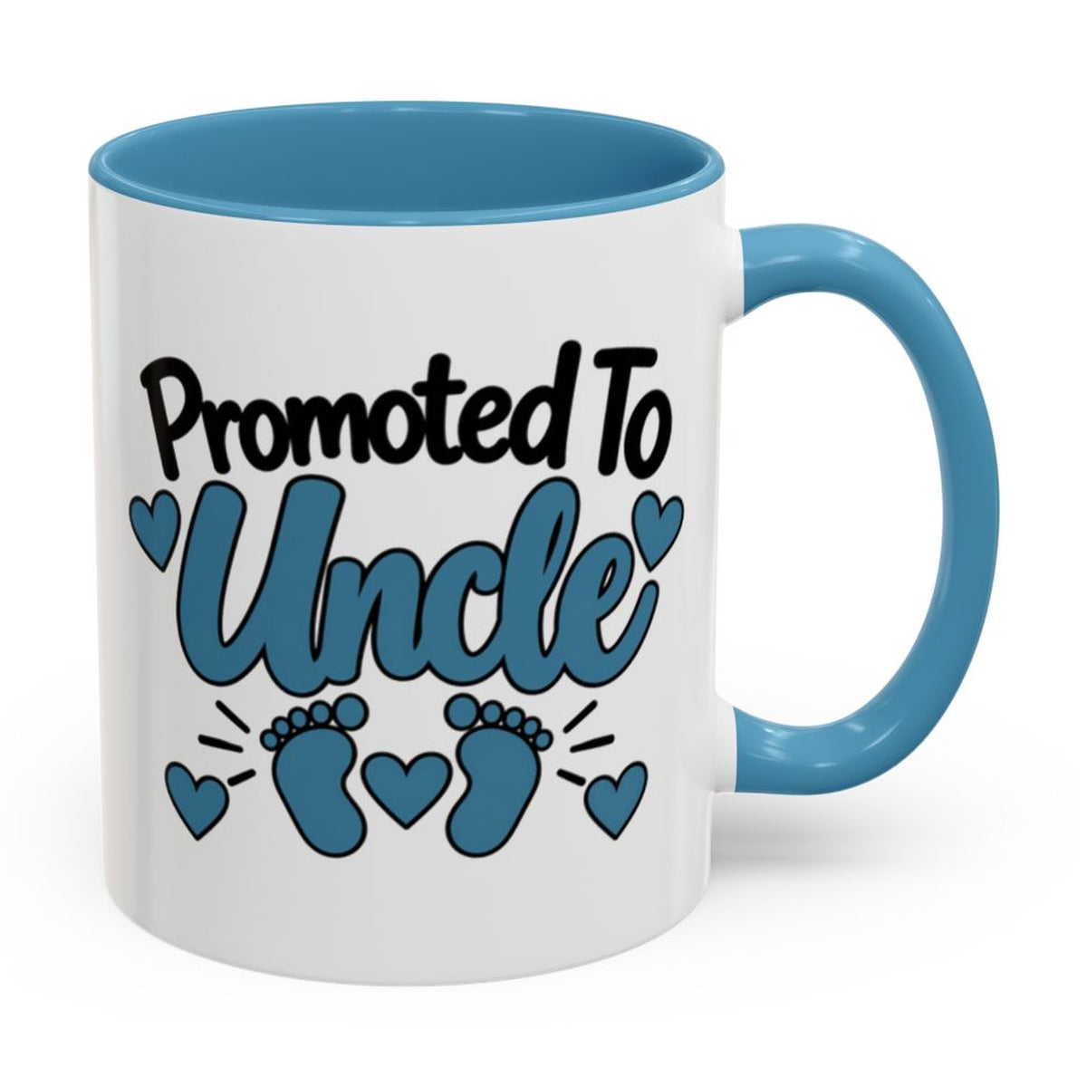 Promoted To Uncle Mug - right side on white