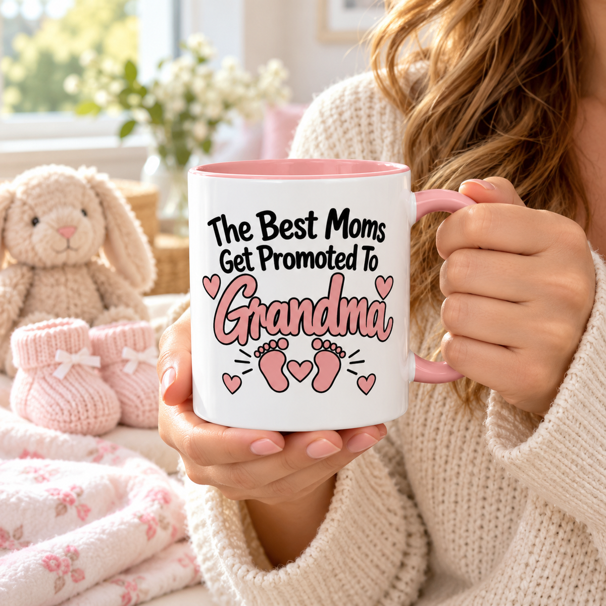 The Best Moms Get Promoted To Grandma Mug - gift lifestyle