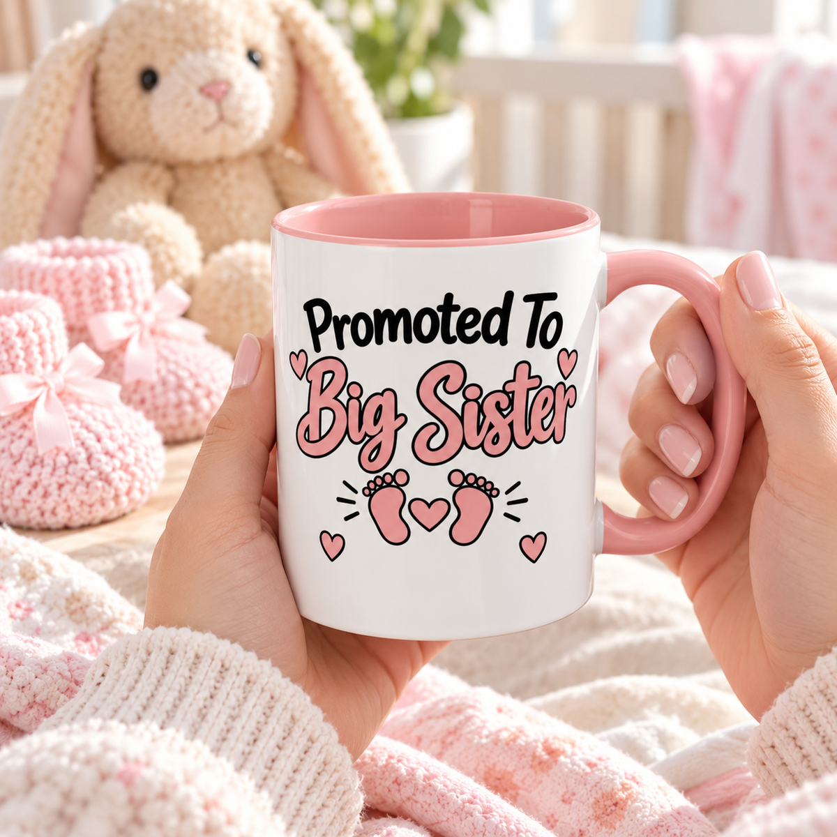 Promoted To Big Sister Mug - gift lifestyle