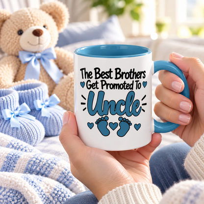 The Best Brothers Get Promoted To Uncle Mug - gift lifestyle