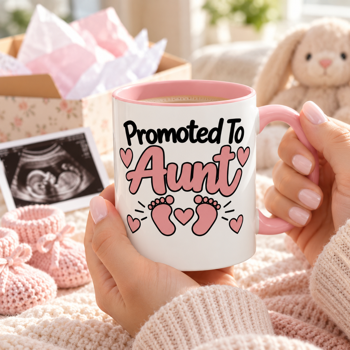 Promoted To Aunt Mug - gift lifestyle