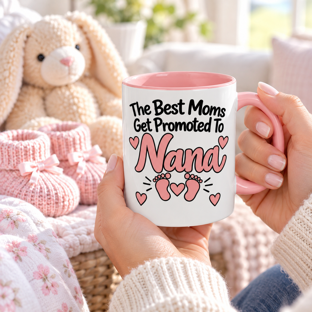 The Best Moms Get Promoted To Nana Mug - gift lifestyle