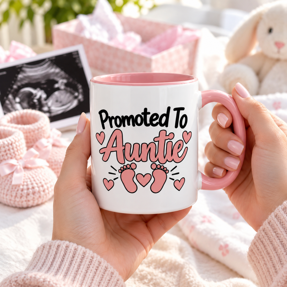 Promoted To Auntie Mug - gift lifestyle
