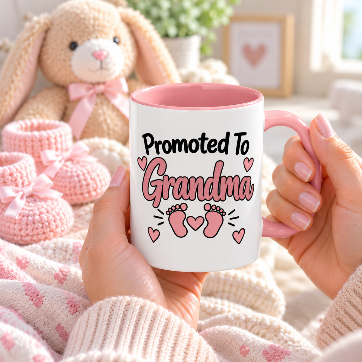 Promoted To Grandma Mug - gift lifestyle