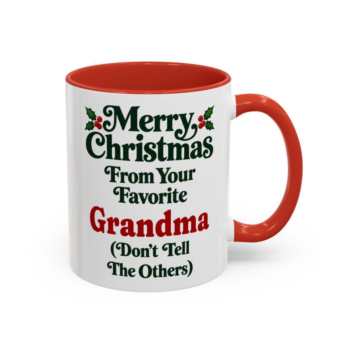 Merry Christmas From Your Favorite Grandma Mug