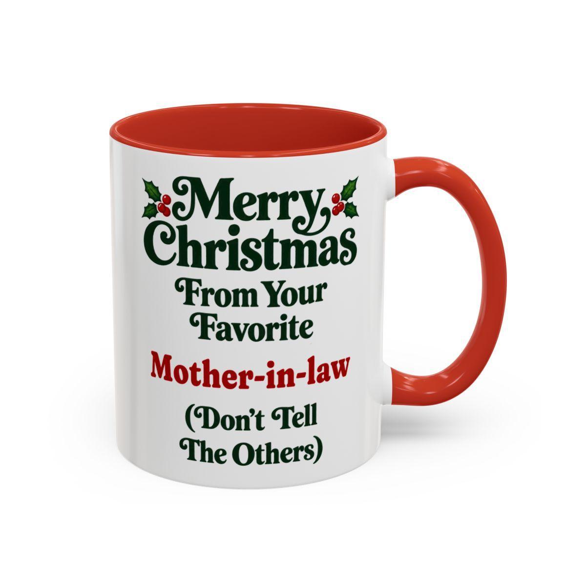 Merry Christmas From Your Favorite Mother-in-law Mug