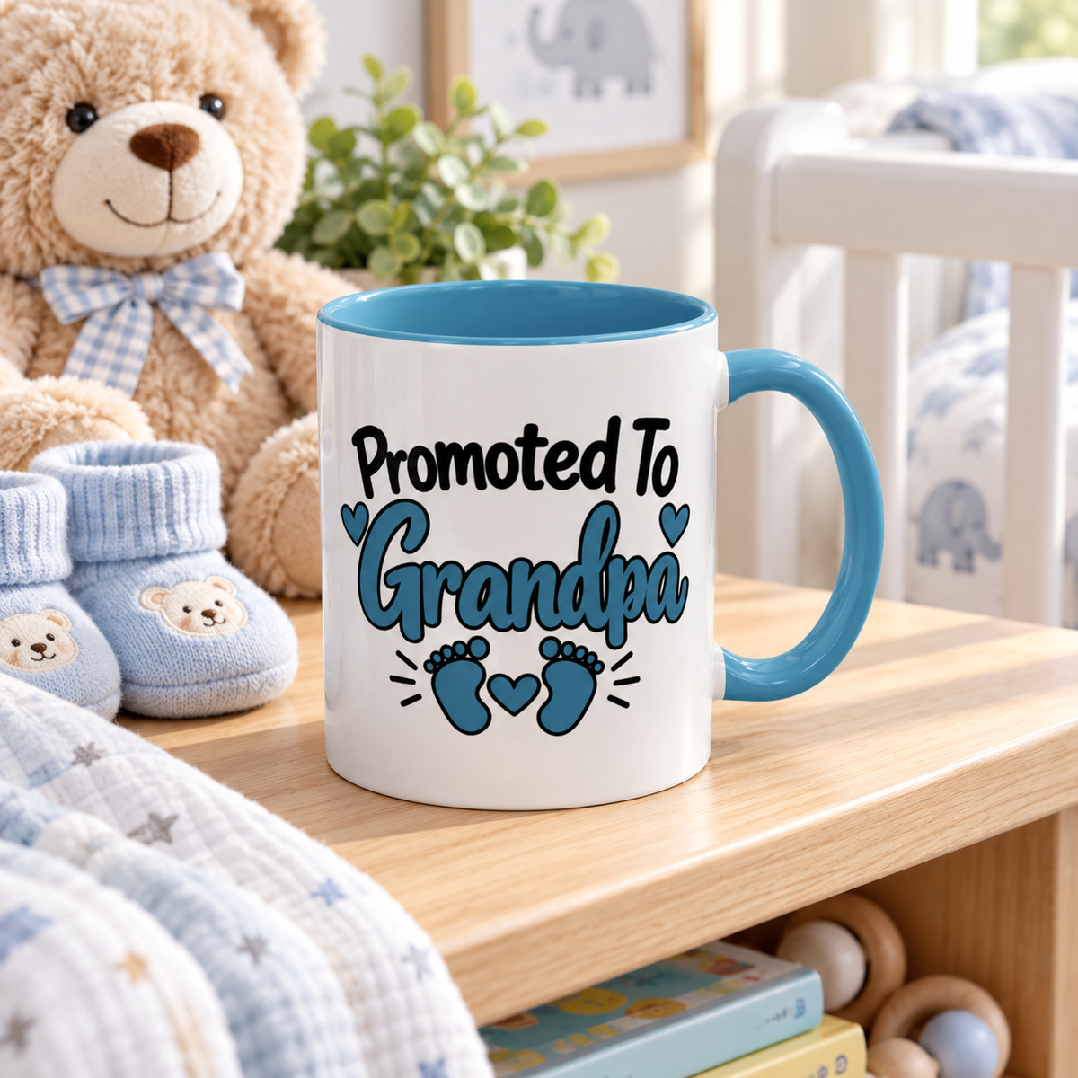 Promoted To Grandpa Mug - gift lifestyle
