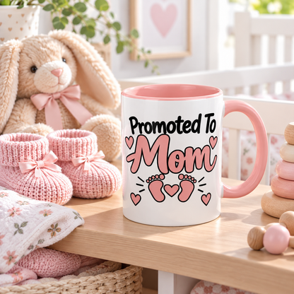 Promoted To Mom Mug - gift lifestyle