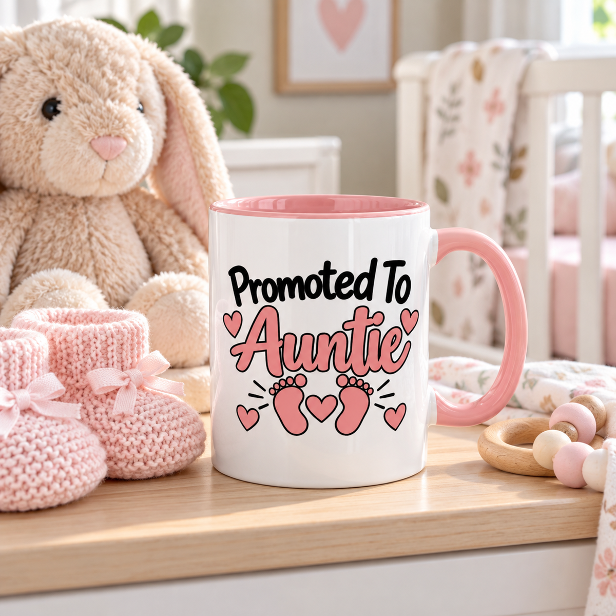 Promoted To Auntie Mug - gift lifestyle