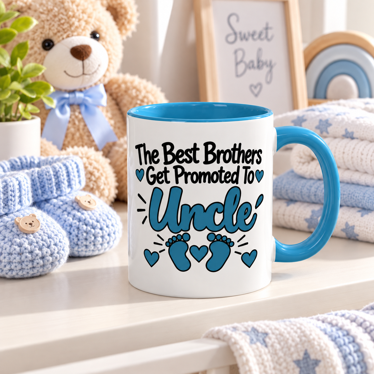 The Best Brothers Get Promoted To Uncle Mug - gift lifestyle