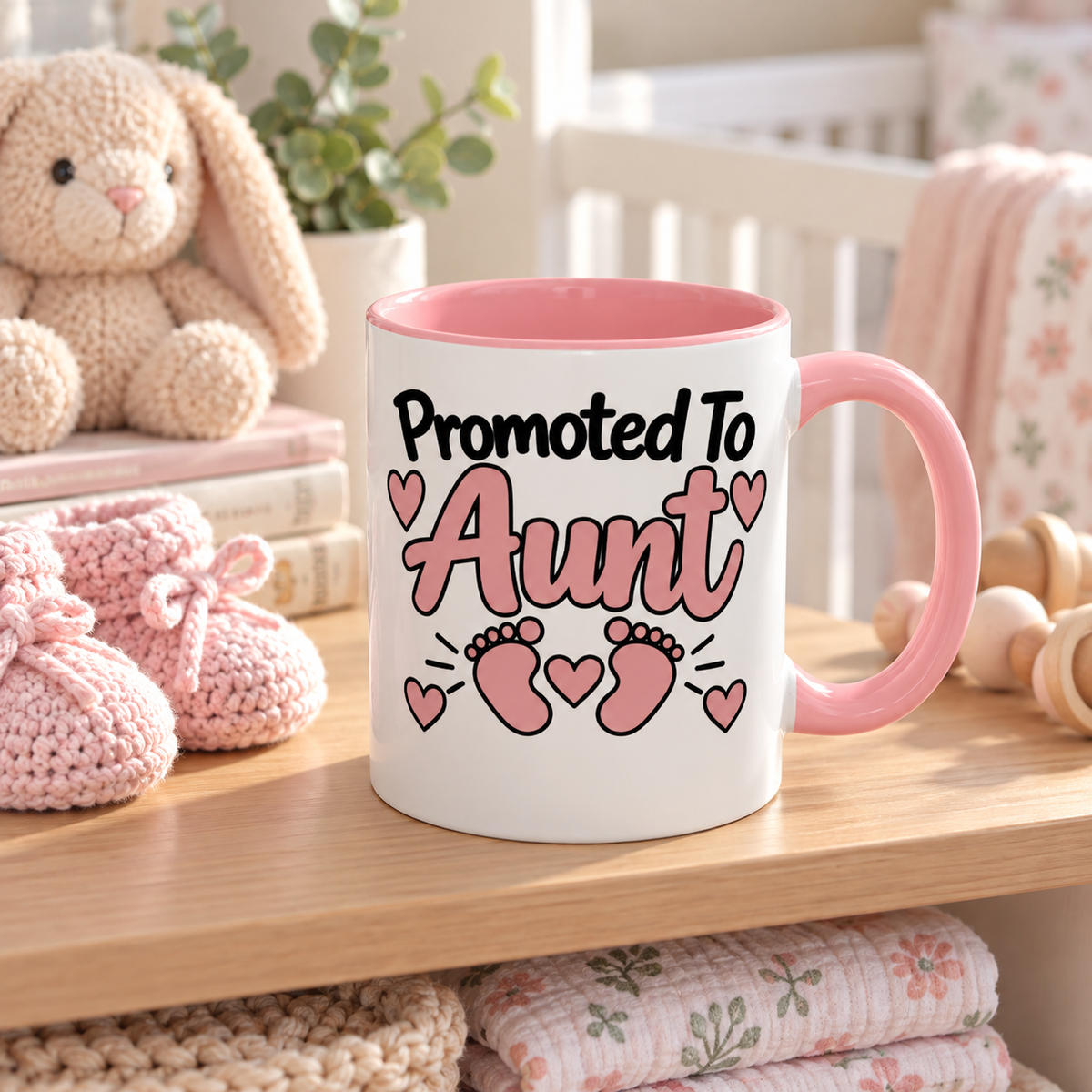 Promoted To Aunt Mug - gift lifestyle