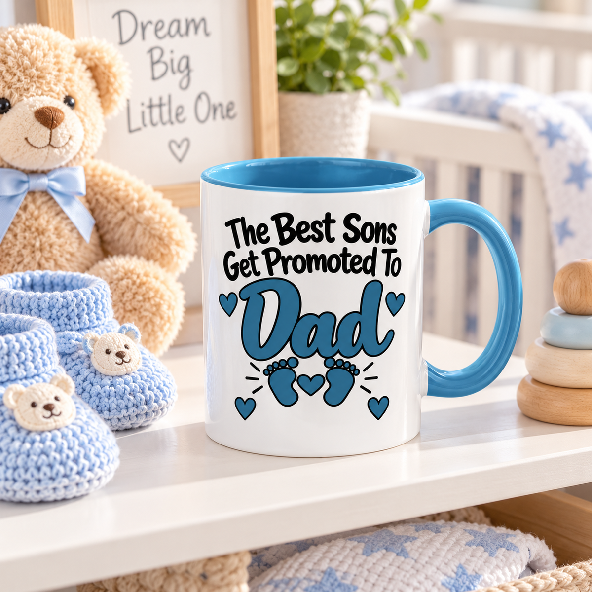 The Best Sons Get Promoted To Dad Mug - gift lifestyle
