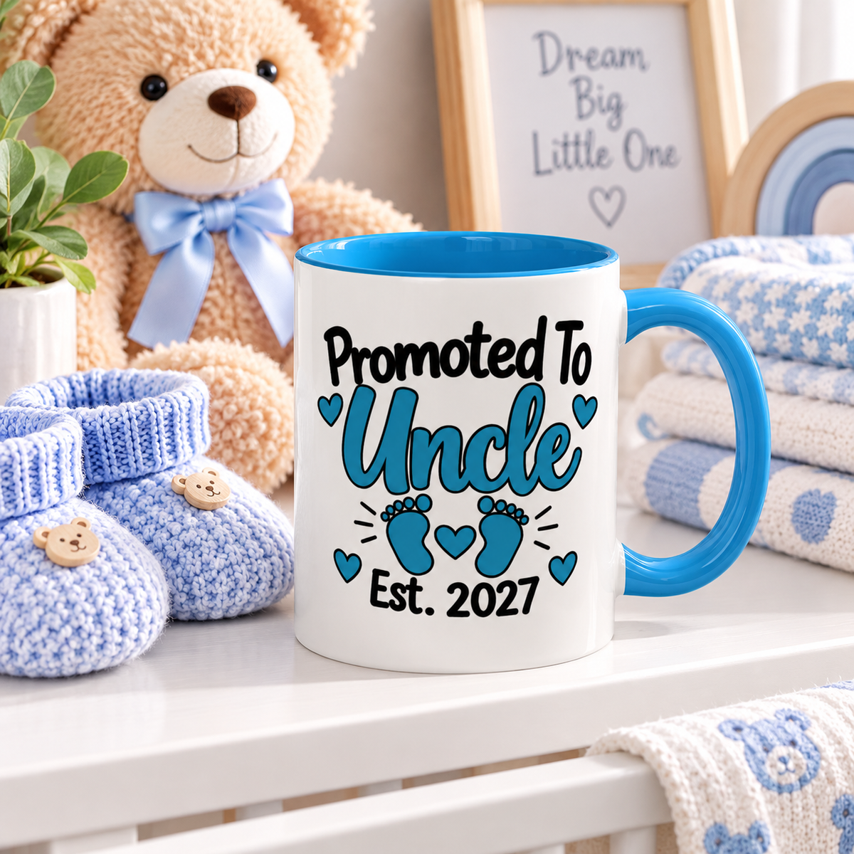 Promoted To Uncle Est. 2027 Mug - gift lifestyle