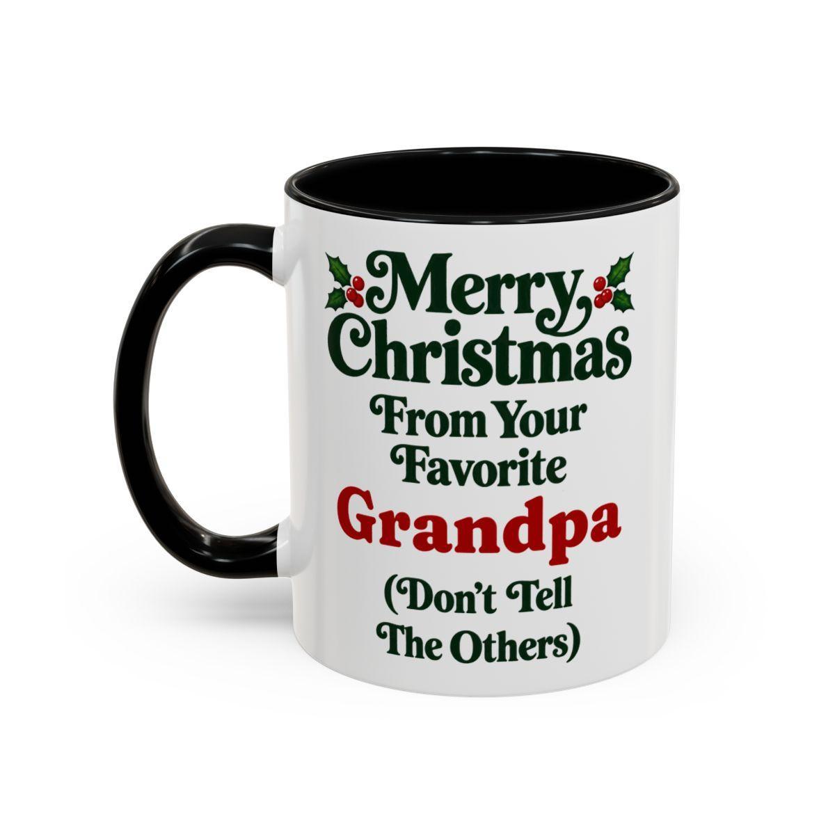 Merry Christmas From Your Favorite Grandpa Mug