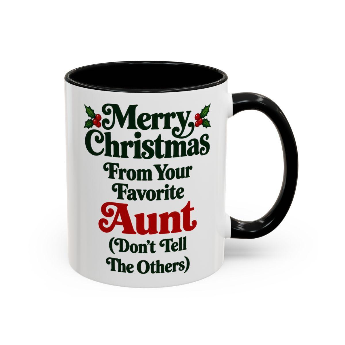 Merry Christmas From Your Favorite Aunt Mug