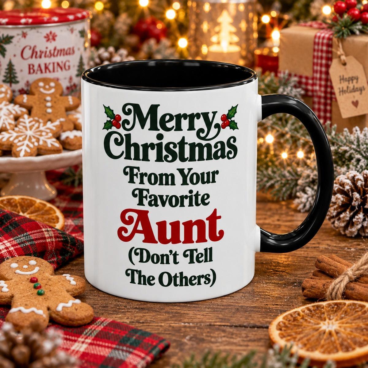 Merry Christmas From Your Favorite Aunt Mug