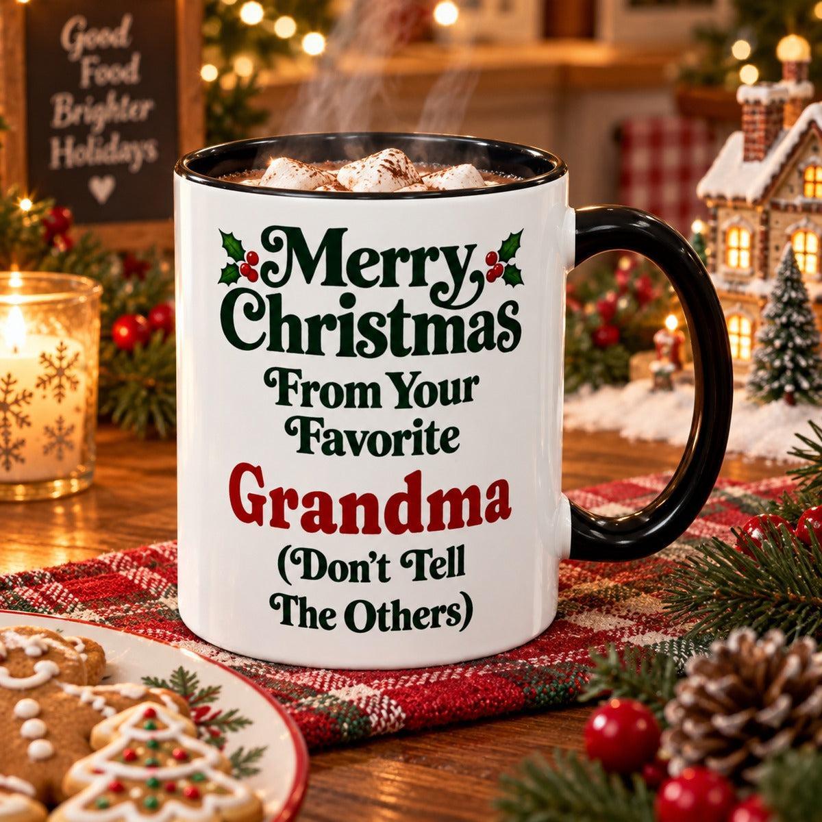 Merry Christmas From Your Favorite Grandma Mug
