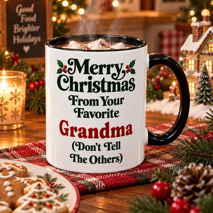 Merry Christmas From Your Favorite Grandma Mug