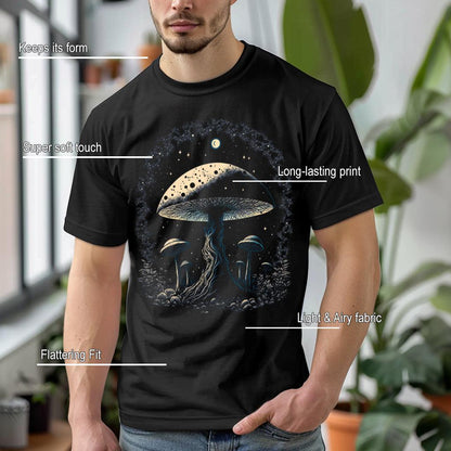 Mens Summer Beach Waves Graphic Tee Cool Premium Tshirt