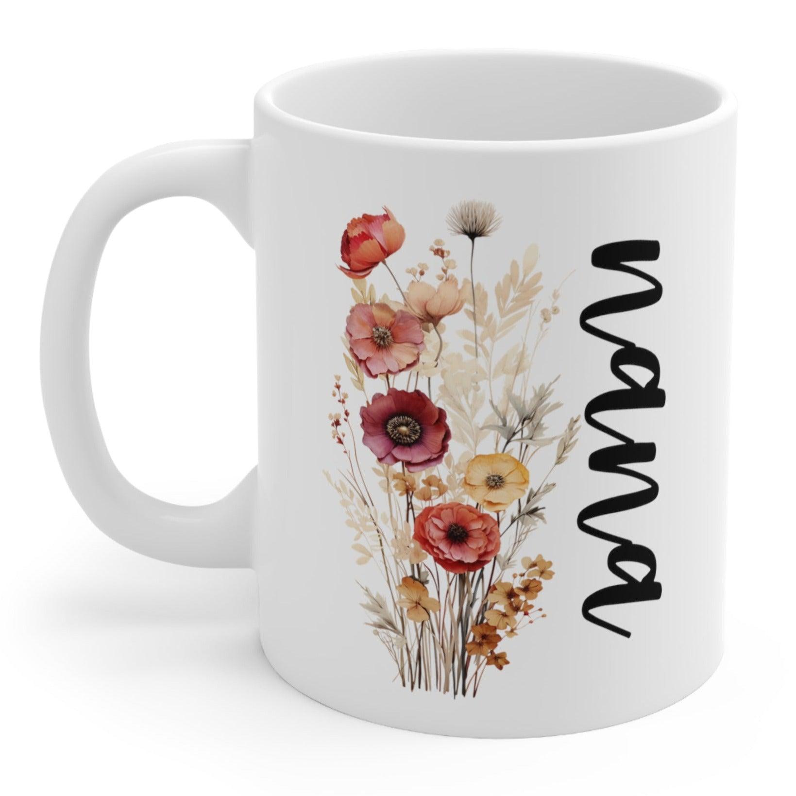 Nana Floral Gift 11oz Coffee Mug