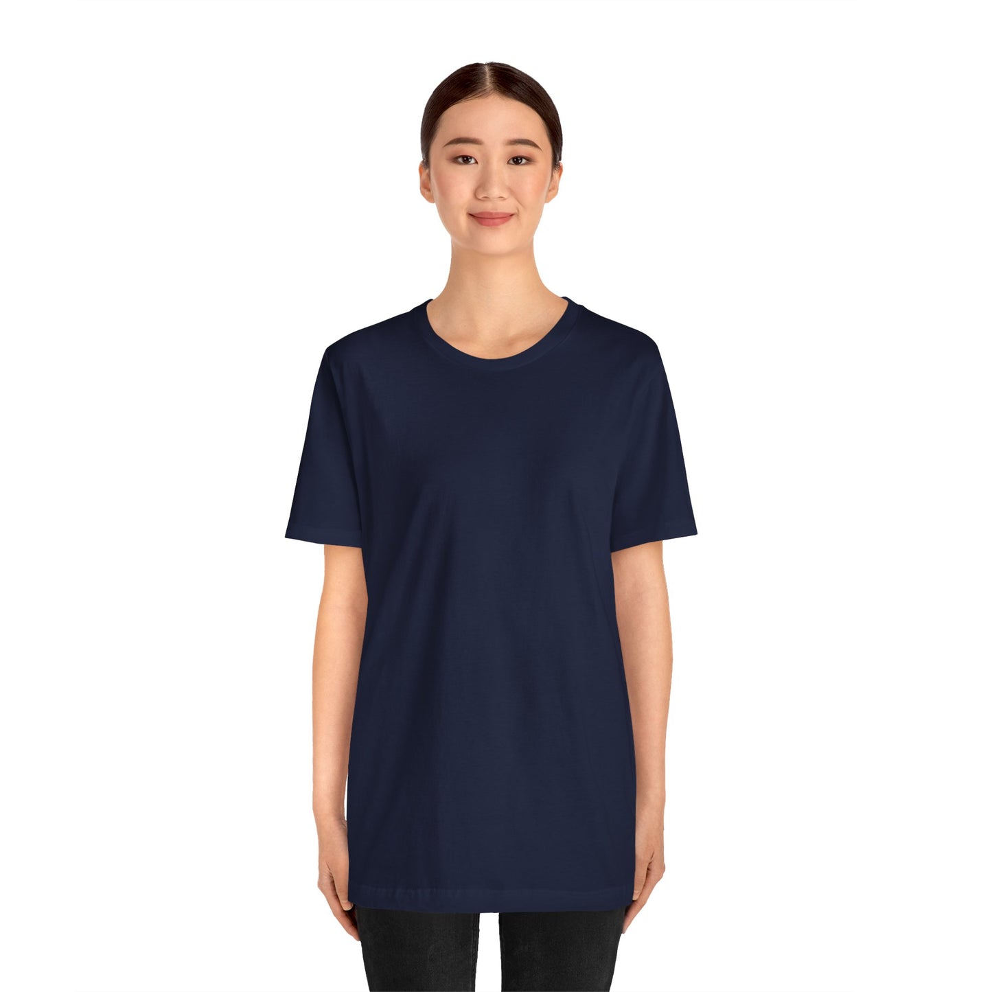 Womens Navy T Shirts Premium Casual Short Sleeve Shirts Oversized Tops