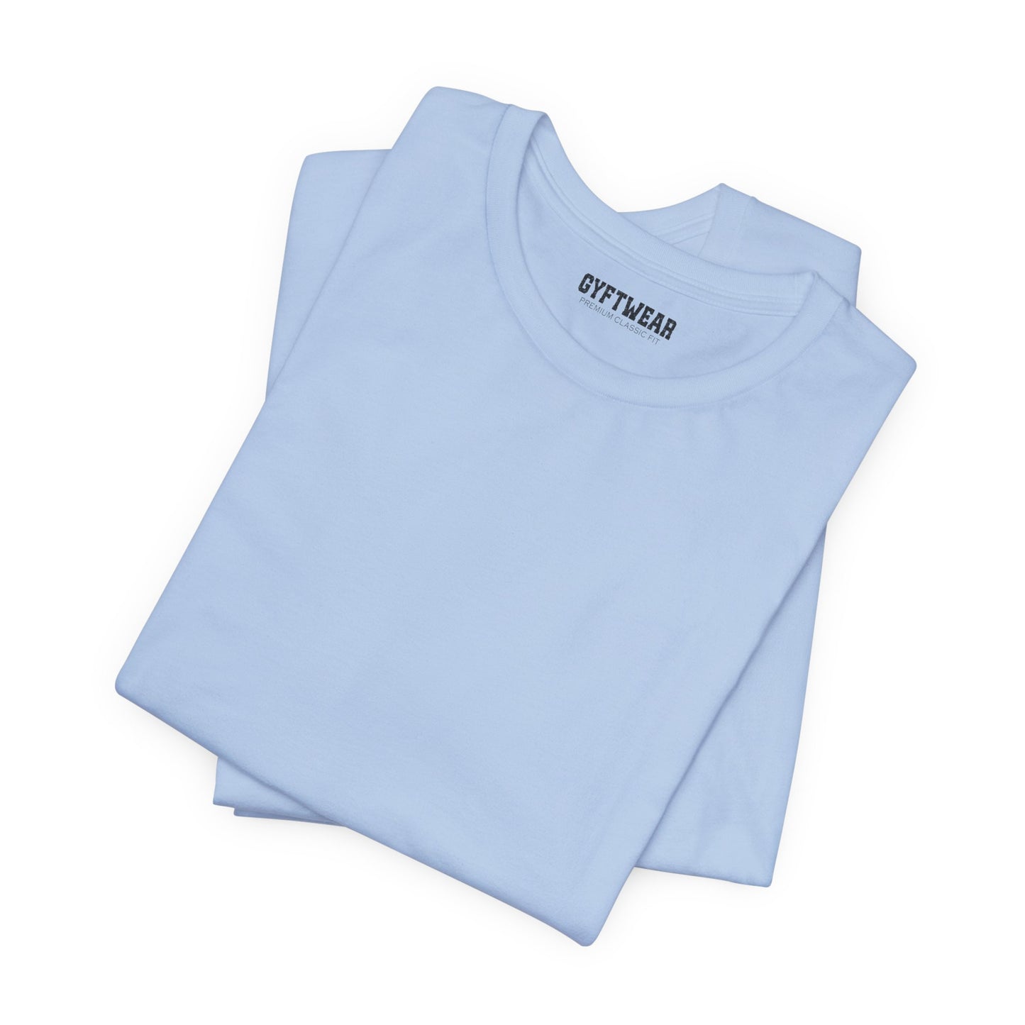 Men's Baby Blue T Shirts Premium Casual Short Sleeve Classic Fit Crew Neck Shirts