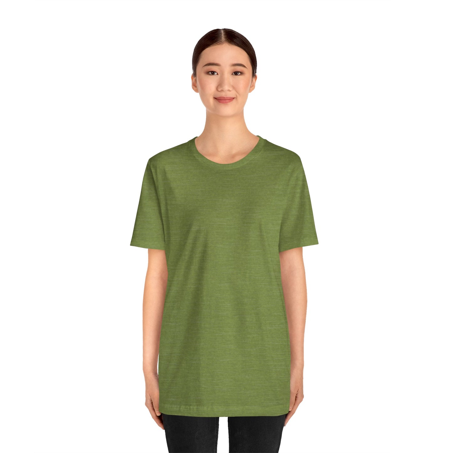 Womens Heather Green T Shirts Premium Casual Short Sleeve Shirts Oversized Tops
