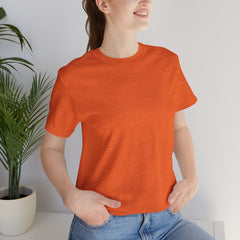 Womens Heather Orange T Shirts Premium Casual Short Sleeve Shirts Oversized Summer Tops