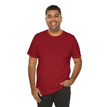 Men's Canvas Red T Shirts Premium Casual Short Sleeve Classic Fit Crew Neck Shirts