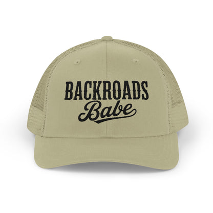 Backroads Babe Trucker Hat For Women Western Trendy Vintage Embroidered Cute Premium Cute Baseball Caps