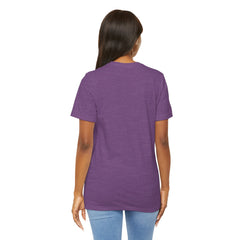 Womens Heather Team Purple T Shirts Premium Casual Short Sleeve Shirts Oversized Summer Tops