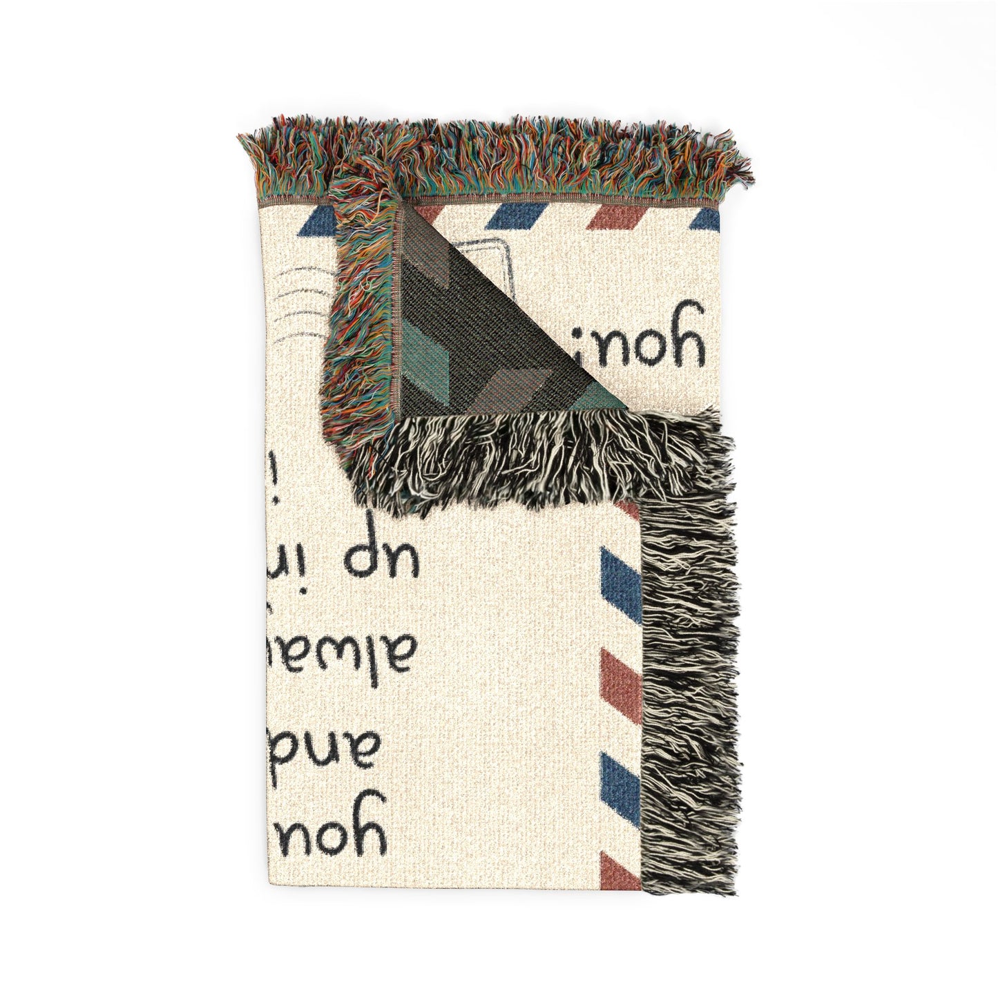 Dear Dad Father's Day Gift 60" x 50" Woven Blanket
