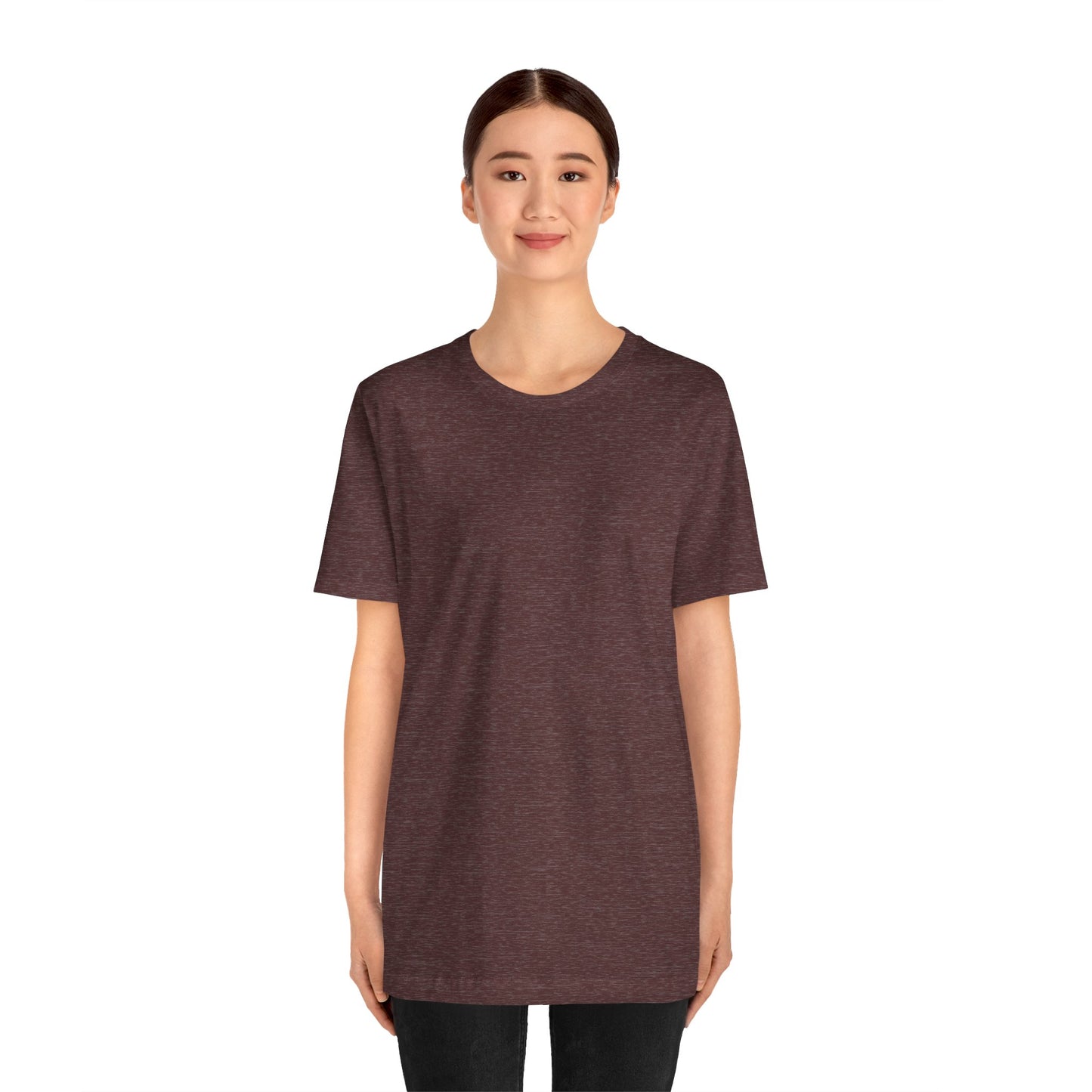 Womens Heather Maroon T Shirts Premium Casual Short Sleeve Shirts Oversized Tops