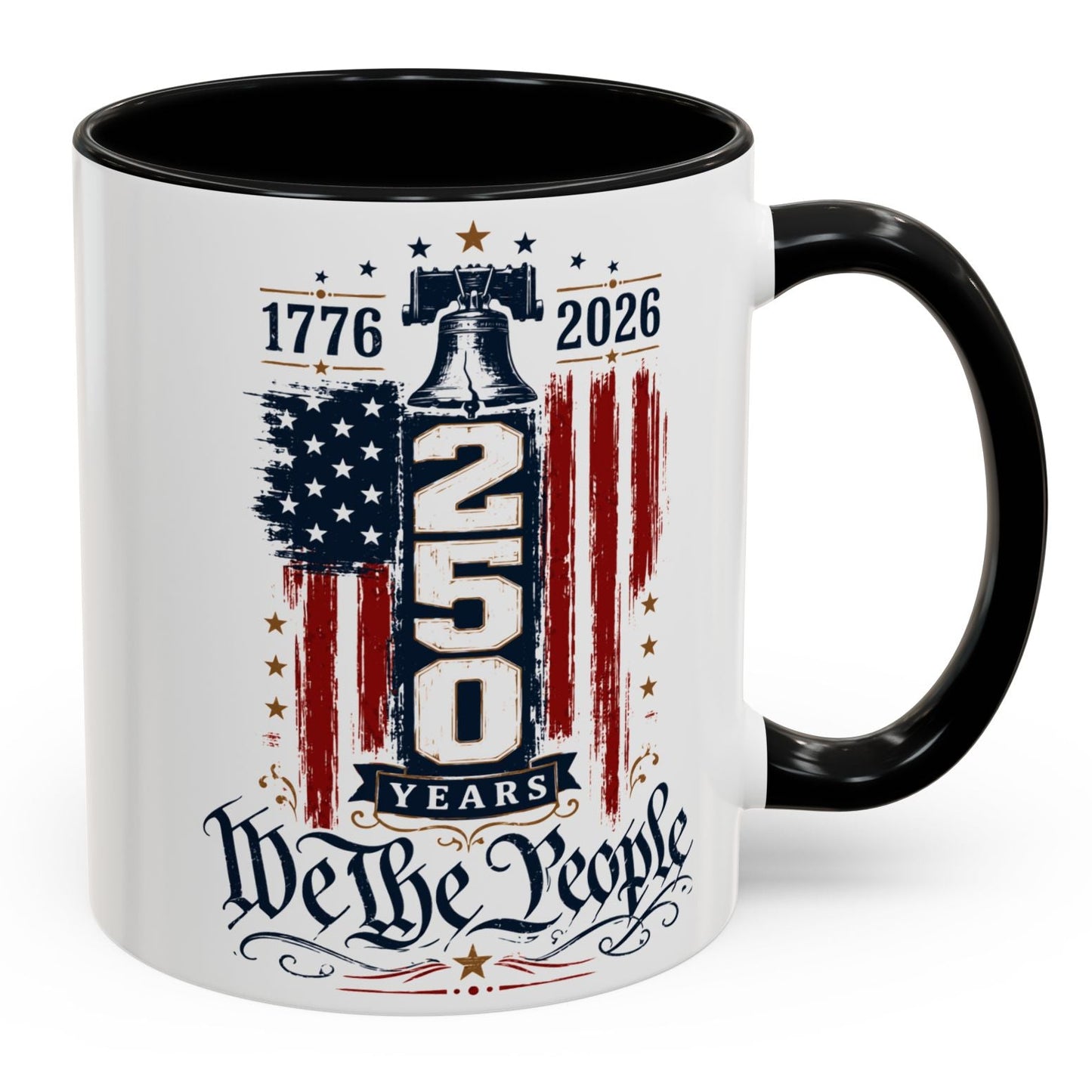 Commemorative 250th Patriotic Gift Accent Coffee Mug