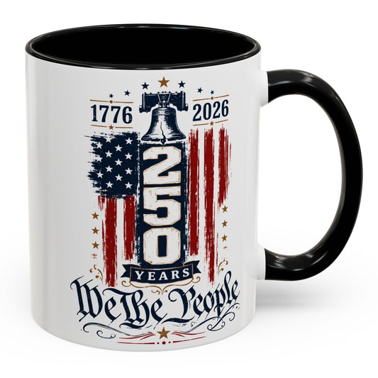 Commemorative 250th Patriotic Gift Accent Coffee Mug
