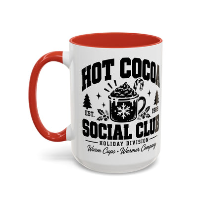 Hot Cocoa Social Club Holiday Division Gift Accent Coffee Mug